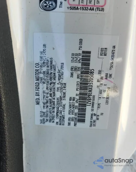 2013 Ford Mustang из США, поврежденный, VIN 1ZVBP8EMXD5205085